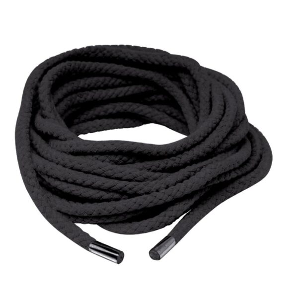 Fetish Fantasy Series 35 Foot Japanese Silk Rope in Black - Image 2