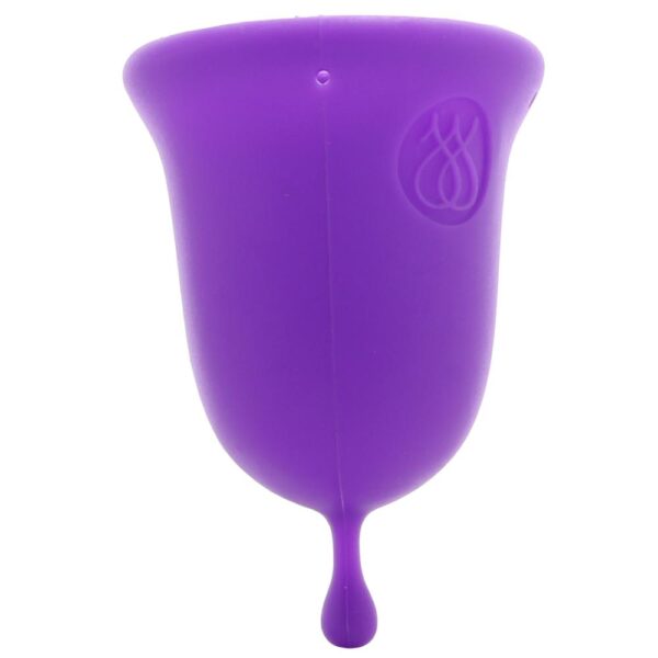 Intimate + Care Silicone Menstrual Cups in Purple - Image 5