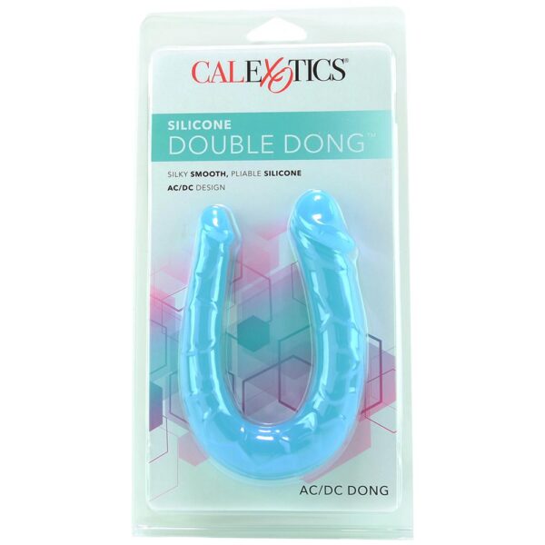 Silicone AC/DC Double Dildo in Teal